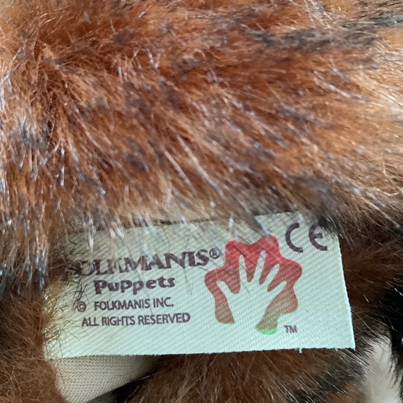 Folkmanis Monkey Puppet MOVING MOUTH Long Tail NEW - Picture 9 of 9